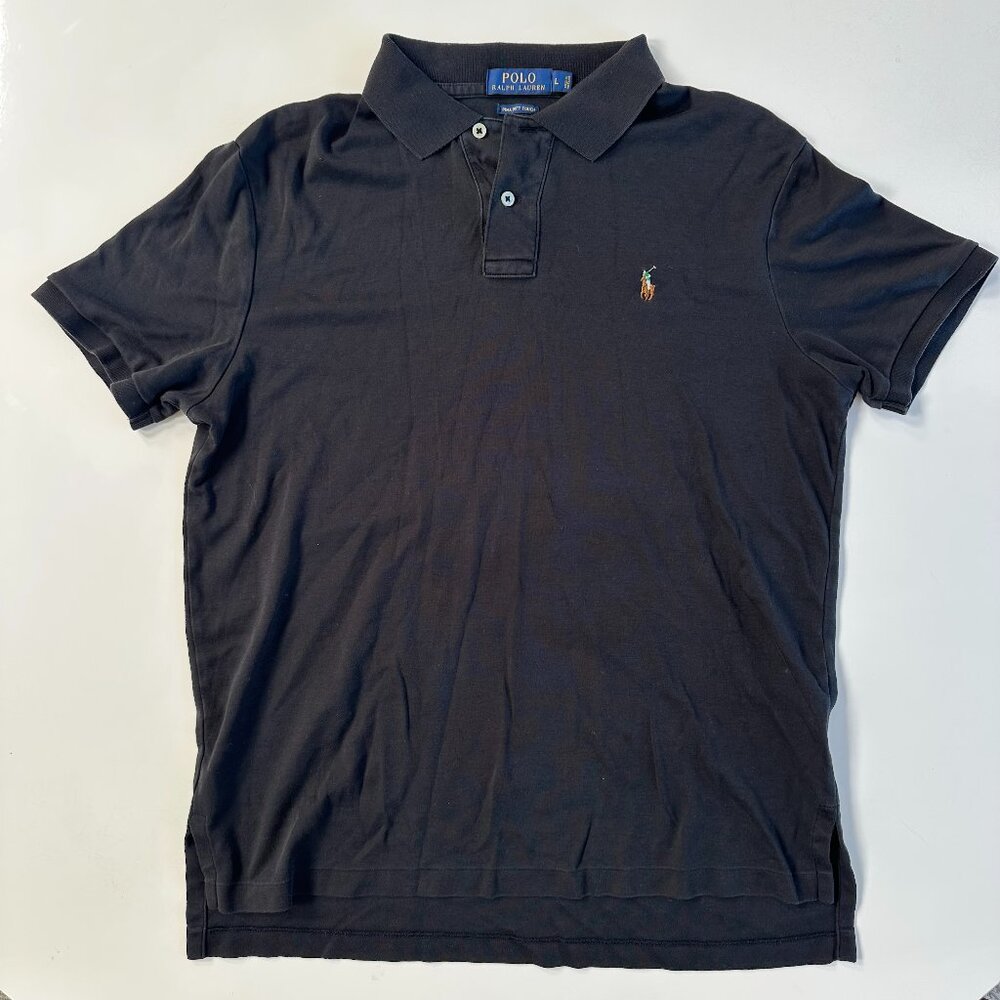 Polo Ralph Lauren Pima Soft Touch Cotton Collared Polo Shirt L